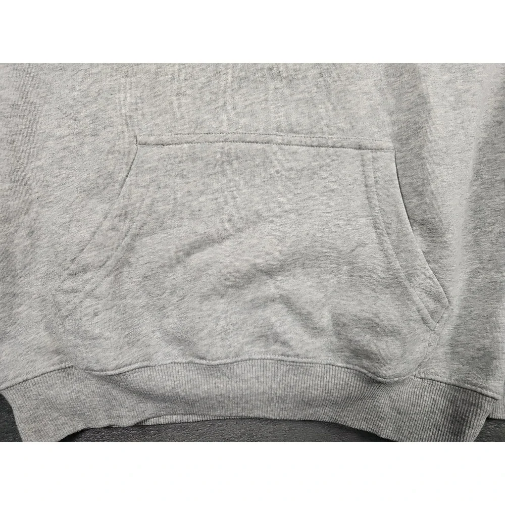 Buc-ee's Men's Hoodie Small Gray‎ Pullover Sweatshirt Kangaroo Pocket Logo